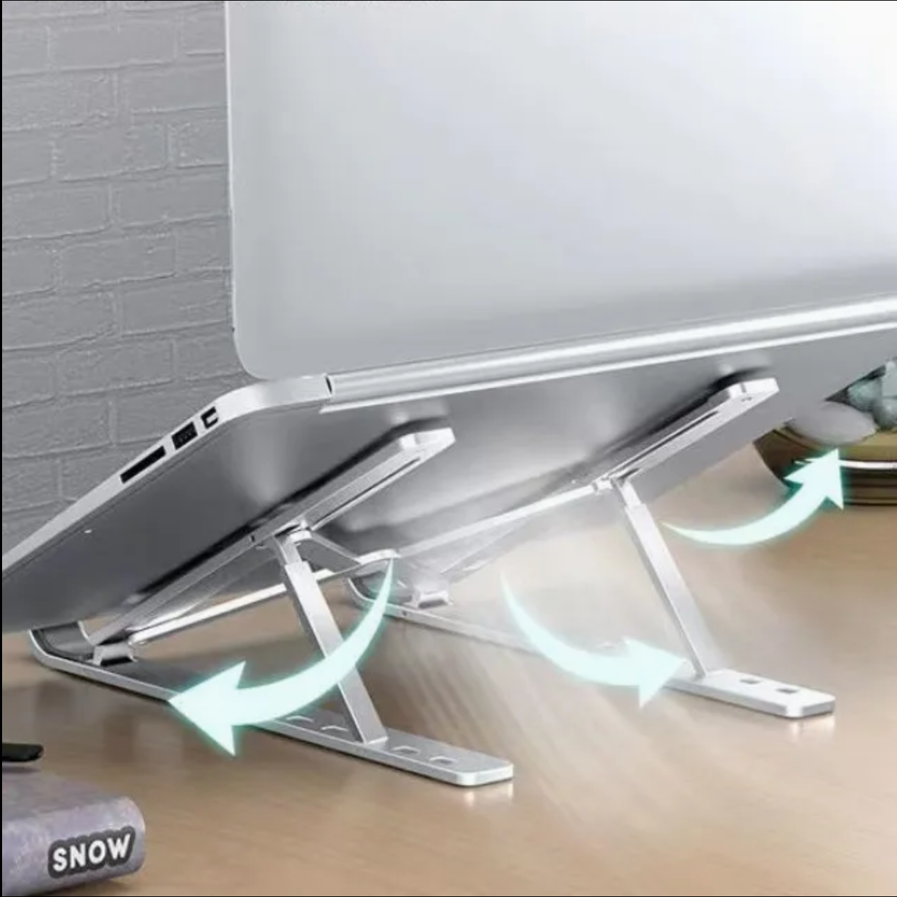Support Ordinateur Portable - Tablette - Réglable - Ventilé - Aluminium - 11-15.6 pouces