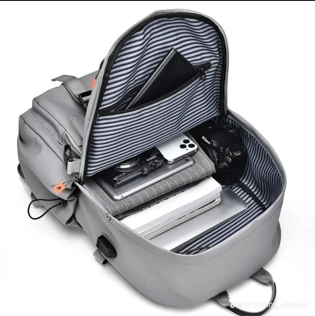 🎒 Sac à Dos Imperméable Premium – Style Urbain, Sécurité & Confort au Quotidien