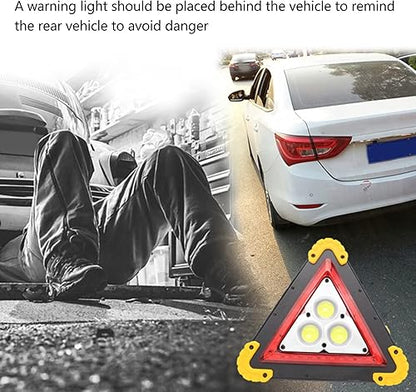 Feu de Pré-signalisation Triangulaire LED pour voiture, Feux de signalisation d'urgence