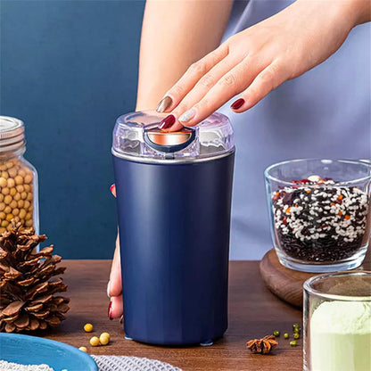 Moulin à café électrique 200 W, moulin à épices électrique, broyeur à grains de café à commande tactile pour herbes, épices et noix