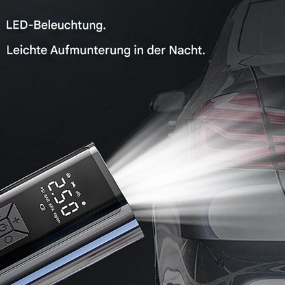 Pompe à air, gonfleur pour pneus sans fil avec écran LED pour voiture, vélo, moto, camping-car, urgence, voyage, camping