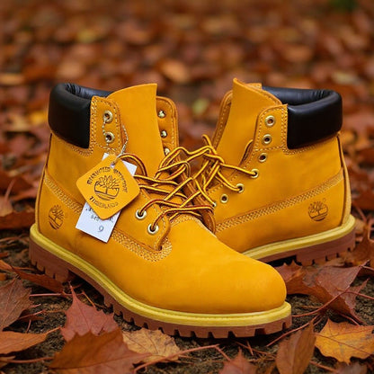 Belles Boots Timberland Style homme en couleur Jaune
