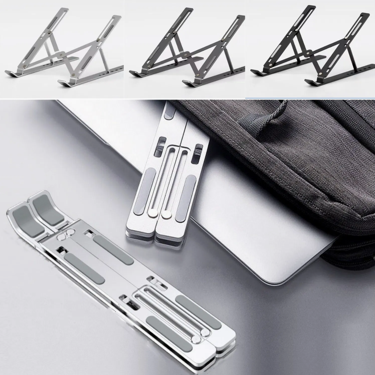 Support Ordinateur Portable - Tablette - Réglable - Ventilé - Aluminium - 11-15.6 pouces