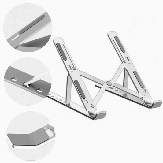 Support Ordinateur Portable - Tablette - Réglable - Ventilé - Aluminium - 11-15.6 pouces