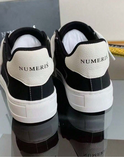 NUMERIS - Sneaker Bicolore Noir / Blanc