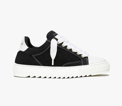 NUMERIS - Sneaker Bicolore Noir / Blanc