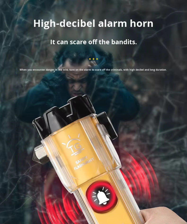 Lampe Torche de Sécurité d'urgence Multifonctions