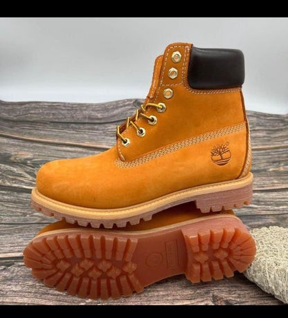 Belles Boots Timberland Style homme en couleur Jaune