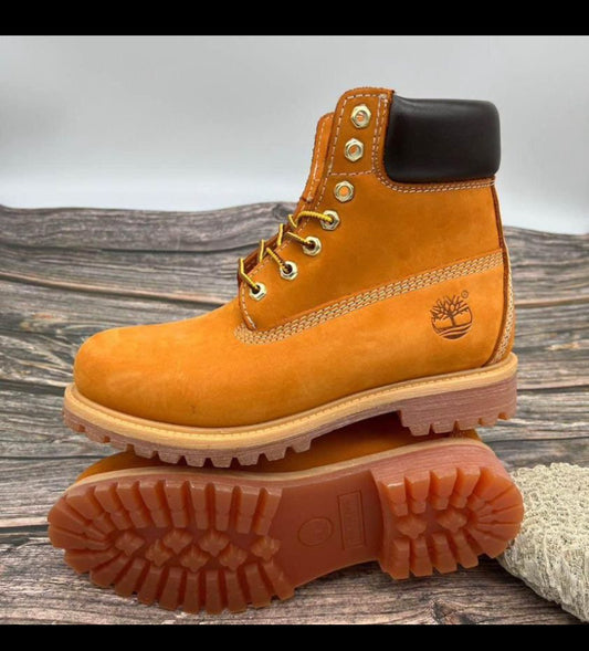 Belles Boots Timberland Style homme en couleur Jaune