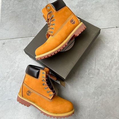 Belles Boots Timberland Style homme en couleur Jaune